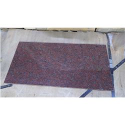 1 CRATE APPROX 180 PCS 12X24 AFRICAN RED GRANITE TILE RETAIL 10,431.00 AT 28.98