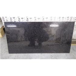 1 CRATE APPROX 180 PCS 12X24 BLACK GALAXY GRANITE TILE RETAIL 7551.00 AT 20.98 PER SQ FT