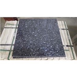 1 CRATE APPROX 70 PCS 24X24 BLUE PEARL GRANITE TILE RETAIL 5876.00 AT 20.99 PER SQ FT
