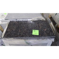 1 CRATE APPROX 180 PCS 12X24 TAN BROWN GRANITE TILE RETAIL 7371.00 AT 20.48 PER SQ FT