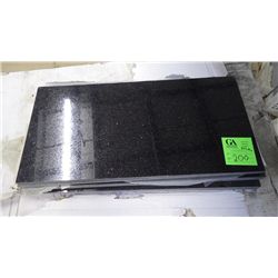 1 CRATE APPROX 275 PCS 12X24 BLACK GALAXY GRANITE TILE RETAIL 11536.00 AT 20.98 PER SQ FT