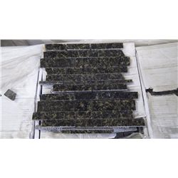 12 BOXES APPROX 120 PCS 12X12 UBATUBA MINI PLANKING MOSAIC RETAIL 2874.00 AT 23.95 PER SQ FT