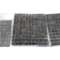 12 BOXES APPROX 120 PCS 12X12 UBATUBA 1"SQAURES MOSAIC RETAIL 2874.00 AT 23.95 PER SQ FT