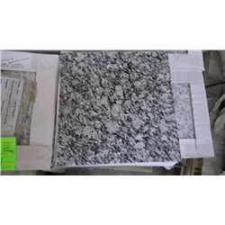 1 CRATE APPROX 340  PCS 12X12 OCEAN WAVE GRANITE TILE RETAIL 5423.00 AT 15.95 PER SQ FT