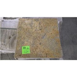 1 CRATE APPROX 168 PCS 18X18 KASHMIR GOLD GRANITE TILE 8391.00 AT 33.30