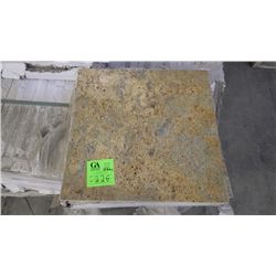 1 CRATE APPROX 168 PCS 18X18 KASHMIR GOLD GRANITE TILE 8391.00 AT 33.30