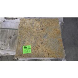 1 CRATE APPROX 168 PCS 18X18 KASHMIR GOLD GRANITE TILE 8391.00 AT 33.30