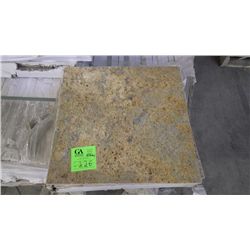 1 CRATE APPROX 168 PCS 18X18 KASHMIR GOLD GRANITE TILE 8391.00 AT 33.30
