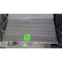 1 CRATE APPROX 215 PCS 12X24 GREY WOODRIDGE MARBLE TILE RETAIL 8374.00 AT 19.48 PE SQ FT