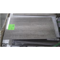 1 CRATE APPROX 210 PCS 12X24 GREY WOODRIDGE MARBLE TILE RETAIL 8179.00 AT 19.48 PER SQ FT