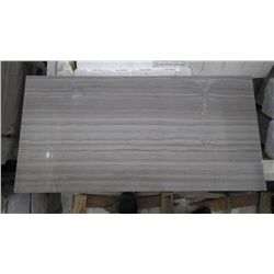 1 CRATE APPROX 140 PCS 12X24 COFFEE WOODRIDGE MARBLE TILE RETAIL 5453.00 AT 19.48 PER SQ FT