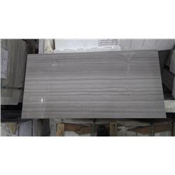 1 CRATE APPROX 140 PCS 12X24 COFFEE WOODRIDGE MARBLE TILE RETAIL 5453.00 AT 19.48 PER SQ FT