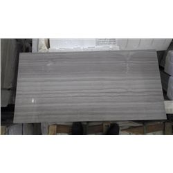 1 CRATE APPROX 140 PCS 12X24 COFFEE WOODRIDGE MARBLE TILE RETAIL 5453.00 AT 19.48 PER SQ FT