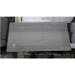 1 CRATE APPROX 140 PCS 12X24 COFFEE WOODRIDGE MARBLE TILE RETAIL 5453.00 AT 19.48 PER SQ FT