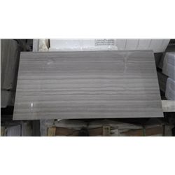 1 CRATE APPROX 140 PCS 12X24 COFFEE WOODRIDGE MARBLE TILE RETAIL 5453.00 AT 19.48 PER SQ FT