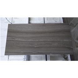 1 CRATE APPROX 100 PCS 12X24 COFFE WOODRISDGE MARBLE TILE RETAIL 5453.00 AT 19.48 PER SQ FT