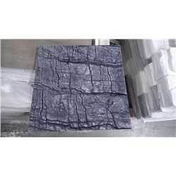 1 CRATE APPROX 310 PCS 12X12 TREE BLACK MARBLE TILE RETAIL 5564.00 AT 17.95 PER SQ FT