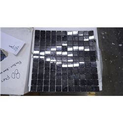 APPROX 40 PCS BLUE PEARL 1"SQAURES MOSAICRETAIL 1038.00 AT 25.95