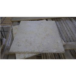 1 CRATE APPROX 90 PCS 18X18 BEIGE TRAVERTINE TILE RETAIL AT 4495.00 AT 33.30 PER SQ FT