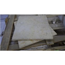 1 CRATE APPROX 100 PCS 18X18 BEIGE TRAVERTINE TILE RETAIL 4995.00 AT 33.30 PER SQ FT