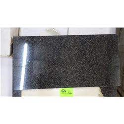 1 CRATE APPROX 70 PCS 12X24 NERO IMPALA GRANITE TILE RETAIL 4475.00 AT 31.97 PER SQ FT
