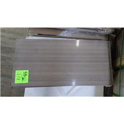 1 CRATE APPROX 180 PCS 12X24 BROWN WOODVEIN MARBLE TILE RETAIL 6291.00 AT 17.48 PER SQ FT