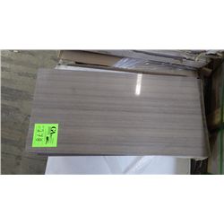 1 CRATE APPROX 180 PCS 12X24 BROWN WOODVEIN MARBLE TILE RETAIL 6291.00 AT 17.48 PER SQ FT