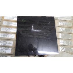 1 CRATE APPROX 180 PCS 16X16 BLACK LIMESTONE TILE RETAIL AT 5211.00 AT 23.16 PER SQ FT