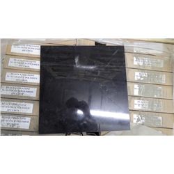 1 CRATE APPROX 180 PCS 16X16 BLACK LIMESTONE TILE RETAIL AT 5211.00 AT 23.16 PER SQ FT