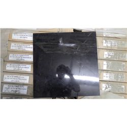 1 CRATE APPROX 180 PCS 16X16 BLACK LIMESTONE TILE RETAIL AT 5211.00 AT 23.16 PER SQ FT