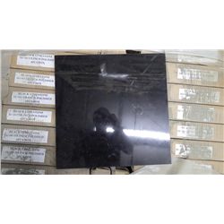 1 CRATE APPROX 180 PCS 16X16 BLACK LIMESTONE TILE RETAIL AT 5211.00 AT 23.16 PER SQ FT