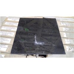 1 CRATE APPROX 168 PCS 16X16 BLACK LIMESTONE TILE RETAIL 4863.00 AT 23.16 PER SQ FT