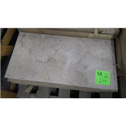 1 CRATE APPROX 360 PCS 12X12 TRAVERTINE HONED TILE RETAIL 5742.00 AT 15.95 PER SQ FT