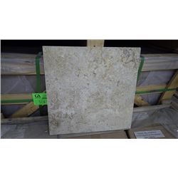 1 CRATE APPROX 165 PCS 16X16 LIGHT TRAVERTINE POLISHED TILE RETAIL 5436.00 AT 26.36 PER SQ FT