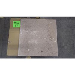 2 BOXES APPROX 16 PCS 16X16 TRAVERTINE HONED TILE RETAIL 511.00 AT 25.56 PER SQ FT