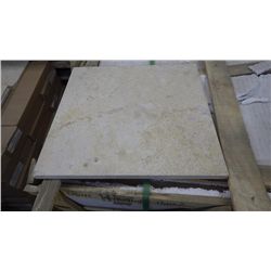 1 CRATE APPROX 100 PCS 18X18 TRAVERTINE HONED TILE RETAIL 4195.00 AT 27.97 PER SQ FT