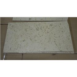1 CRATE APPROX 180 PCS 12X24 TRAVERTINE POLISHED TILE RETAIL 6651.00 AT 18.48 PER SQ FT