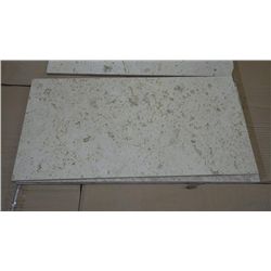 1 CRATE APPROX 283 PCS 12X24 TRAVERTINE POLISHED TILE RETAIL 10456.00 AT 18.48 PER SQ FT