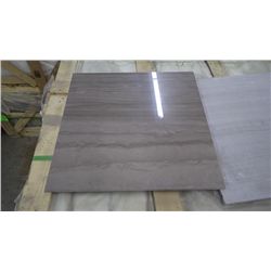 1 CRATE APPROX 120 PCS 18X18 COFFEE WOODRIDGE VEIN CUT MARBLE TILE RETAIL 5274.00 AT 29.30 PER SQ FT