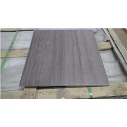 1 CRATE APPROX 120 PCS 18X18 COFFEE WOODRIDGE VEIN CUT MARBLE TILE RETAIL 5274.00 AT 29.30 PER SQ FT