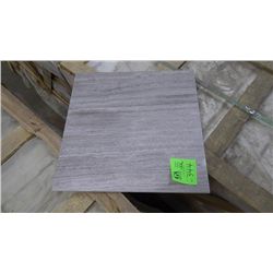 1 CRATE APPROX 120 PCS 18X18 GREY WOODRIDGE MARBLE TILE RETAIL 5394.00 AT 29.97 PER SQ FT