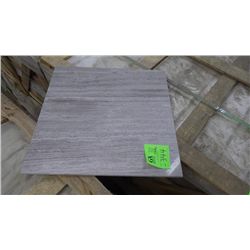1 CRATE APPROX 120 PCS 18X18 GREY WOODRIDGE MARBLE TILE RETAIL 5394.00 AT 29.97 PER SQ FT