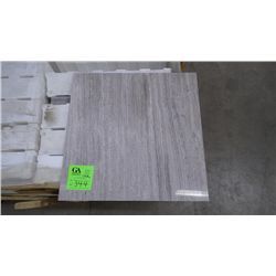 1 CRATE APPROX 120 PCS 18X18 GREY WOODRIDGE MARBLE TILE RETAIL 5394.00 AT 29.97 PER SQ FT