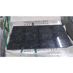 1 CRATE APPROX 180 PCS 12X24 EMERALD PEARL GRANITE TILE RETAIL 9351.00 AT 25.98 PER SQ FT