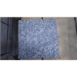 1 CRATE APPROX 168 PCS 18X18 OCEAN WAVE GRANITE TILE RETAIL 6207.00 AT 25.63 PER SQ FT
