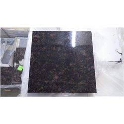 1 CRATE APPROX 168 PCS18X18  TAN BROWN GRANITE TILE RETAIL 7719.00 AT 30.63 PER SQ FT