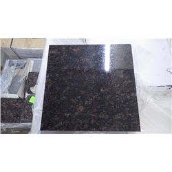 1 CRATE APPROX 168 PCS18X18  TAN BROWN GRANITE TILE RETAIL 7719.00 AT 30.63 PER SQ FT