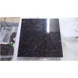 1 CRATE APPROX 168 PCS18X18  TAN BROWN GRANITE TILE RETAIL 7719.00 AT 30.63 PER SQ FT