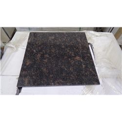 1 CRATE APPROX 168 PCS 18X18 TAN BROWN GRANITE TILE RETAIL 7719.00 AT 30.63 PER SQ FT
