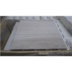 1 CRATE APPROX 114 PCS 18X18 WHITE WOODRIDGE MARBLE TILE RETAIL 5238.00 AT 30.63 PER SQ FT
